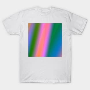 green red blue abstract texture background T-Shirt